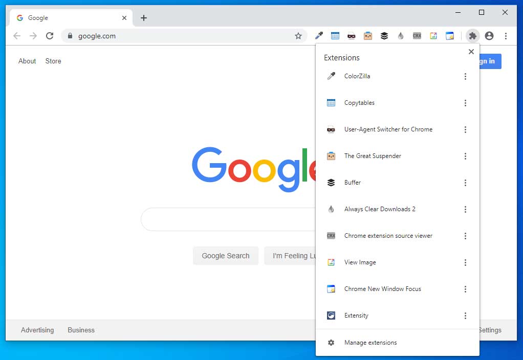 Google Chrome 正在测试新的扩展菜单