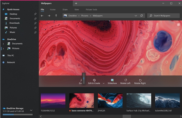 Windows 10资源管理全新概念设计来了：颜值不俗
