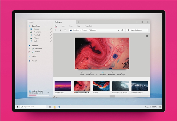Windows 10资源管理全新概念设计来了：颜值不俗