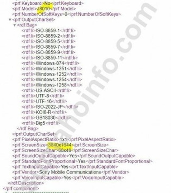 索尼Xperia 2意外曝光 支持5G网络/或将在IFA2019亮相