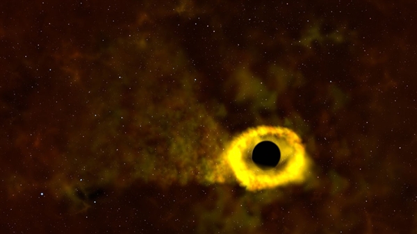 3.77亿光年外的宇宙惨案：人类亲眼目睹黑洞撕裂恒星