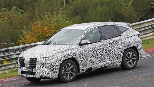 1.6T+四驱！现代全新途胜效果图曝光：或推纯电车型