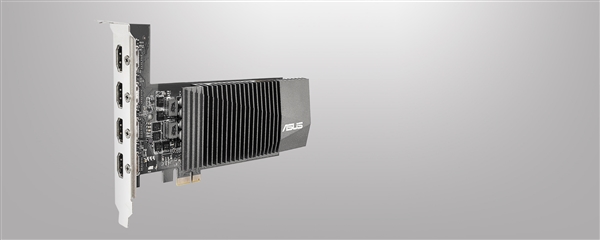 GT 710显卡4年后重出江湖！零噪音、华丽升级GDDR5+四HDMI口