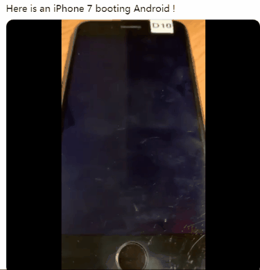 继移植安卓10后 黑客魔改iPhone 7：换装Ubuntu、主要硬件功能均正常