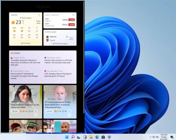 Windows 11提前偷跑：任务栏、开始菜单大改、圆角设计增多