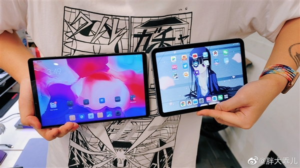 8寸2.5K高刷屏！联想拯救者Y700游戏平板/iPad mini 6对比图出炉