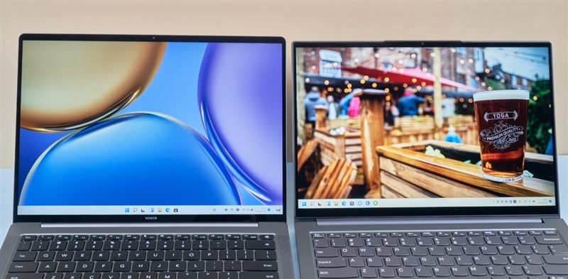 主流高端轻薄本对比测试：荣耀MagicBook V 14 VS. Yoga 14s 2021
