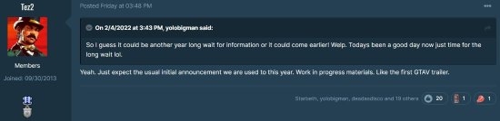 曝《GTA6》有望年内发布首支预告 非纯CG有实机画面