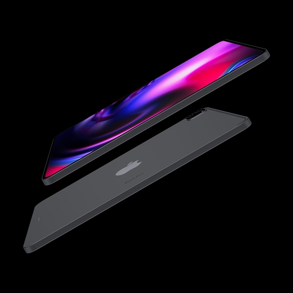 2022款新iPad Pro渲染图曝光：刘海屏来了！造型感人