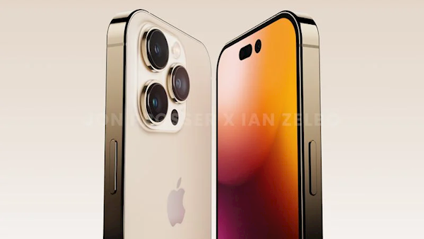 iPhone 14 Pro最新高清外形图公布：淡紫色美如画