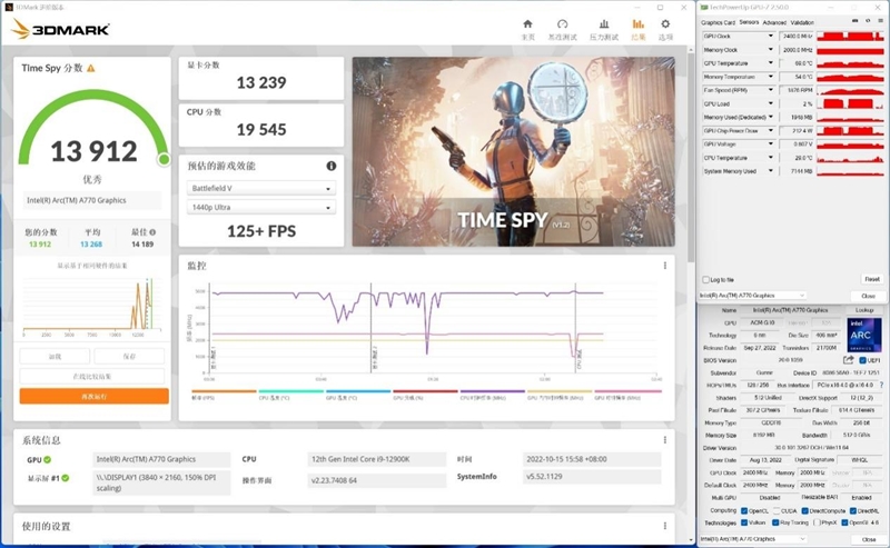 最强非公！蓝戟Intel Arc A770 Flux OC显卡评测：2K分辨率比RTX 3060快9%