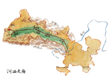 河西走廊位于什么高原和什么高原之间（河西走廊具体指哪里？河西走廊在古代有多重要？）