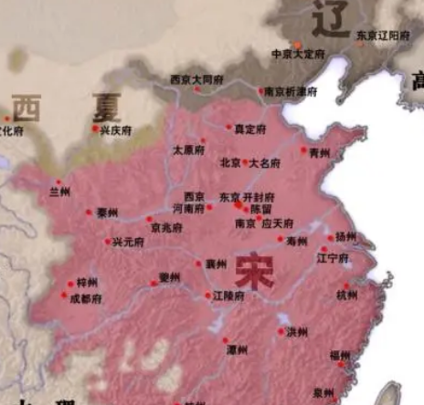 宋朝抗金历史背景（大宋抗金的金是指哪里？地理范围有多大？）