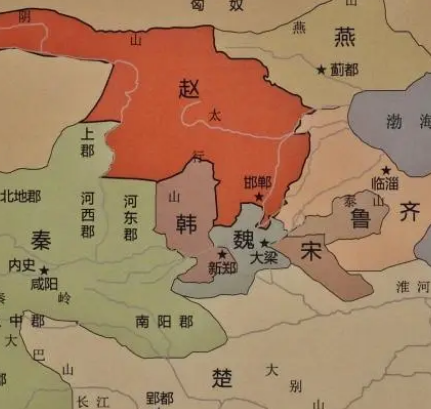 战国时期的七国指的是哪七国（七国是哪七国？战国七雄在现在的什么地方？）