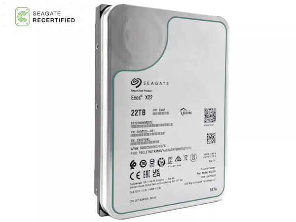 良心价？22TB只要2200多元！希捷官方开卖二手翻新硬盘