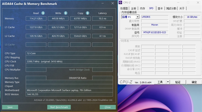 22小时续航！微软Surface Laptop 第7版评测：骁龙X Elite性能胜过同功耗的x86处理器