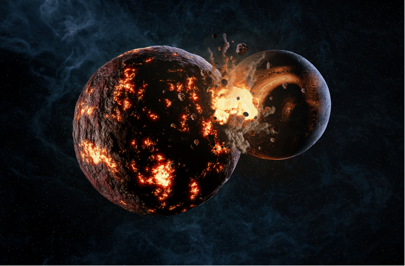 科学研究证实，火星被撞了！ 