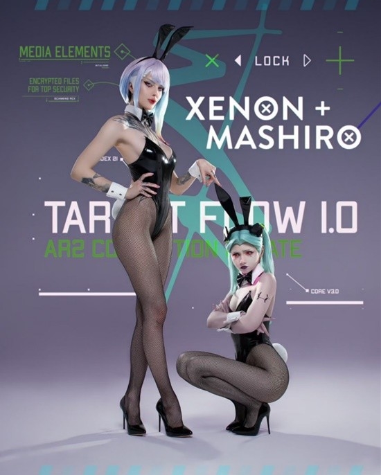 俄妹COS《剑星》女主:胶衣贴身前凸后翘 纤腰迷人