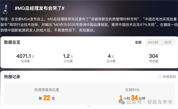 新车7万开卖！上汽高管哭上热搜