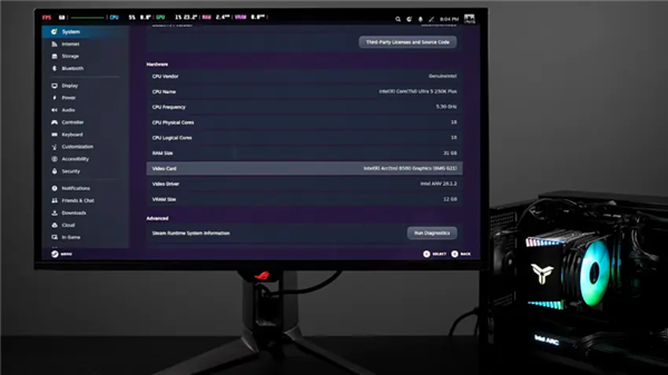 告别套娃安装！英特尔锐炫B580已支持SteamOS原生启动